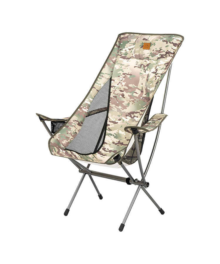 High Back Folding Chair With Cup Holder